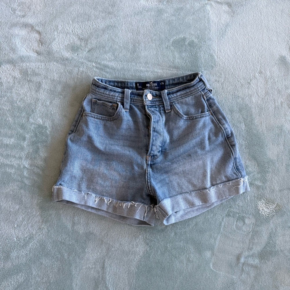 Hollister Light Blue Jean Shorts